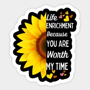Life Enrichment Activity Professionals Week Sticker